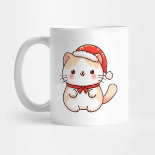 Cute Christmas Kitty Cat Mug